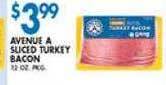 Associated Avenue a sliced turkey bacon offer