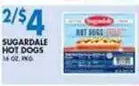 Associated Sugardale hot dogs offer