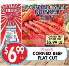 Associated Corned beef flat cut offer