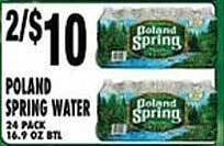 Associated Poland spring water offer