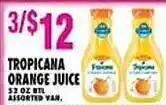 Associated Tropicana orange juice offer