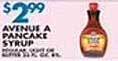 Associated Avenue a pancake syrup offer