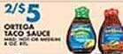 Associated Ortega taco sauce offer