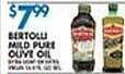 Associated Bertolli mild pure olive oil offer