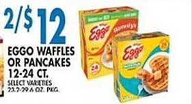 Associated Eggo waffles or pancakes offer