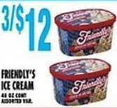 Associated Friendly's ice cream offer
