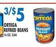 Associated Ortega refried beans offer