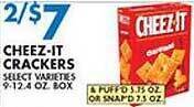Associated Cheez-it crackers offer