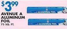 Associated Avenue a aluminum foil offer