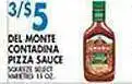 Compare Foods Del monte contadina pizza sauce offer