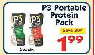 Market Basket P3 portable protein pack offer
