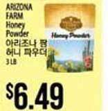 Hmart Arizona farm honey powder offer