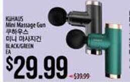 Hmart Kuhaus mini massage gun offer