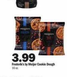 Meijer Frederik's by meijer cookie dough offer