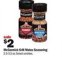 Meijer Mccormick grill mates seasoning offer