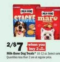 Meijer Milk-bone dog treats offer