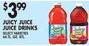 Met Foodmarkets Juicy juice juice drinks offer