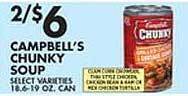 Met Foodmarkets Campbell's chunky soup offer