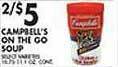 Met Foodmarkets Campbell's on the go soup offer