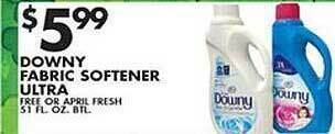 Met Foodmarkets Downy fabric softener ultra offer
