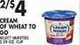 Met Foodmarkets Cream of wheat to go offer