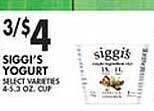 Met Foodmarkets Siggi's yogurt offer