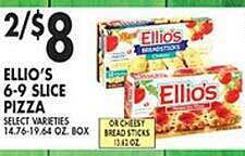 Met Foodmarkets Ellio's 6-9 slice pizza offer