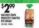 Met Foodmarkets Natures own perfectly crafted rye bread offer