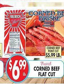 Met Foodmarkets Corned beef flat cut offer