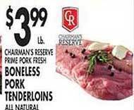 Met Foodmarkets Boneless pork tenderloins offer