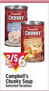 Met Foodmarkets Campbell's chunky soup offer