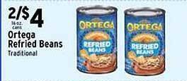 Met Foodmarkets Ortega refried beans offer