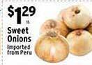 Met Foodmarkets Sweet onions offer