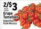 Met Foodmarkets Grape tomatoes offer