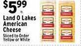 Met Foodmarkets Land o lakes american cheese offer