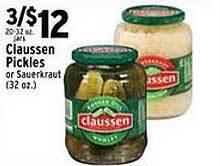 Met Foodmarkets Claussen pickles offer