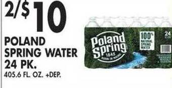 Met Foodmarkets Poland spring water offer