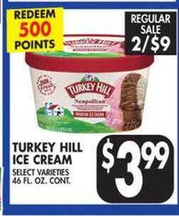 Met Foodmarkets Turkey hill ice cream offer