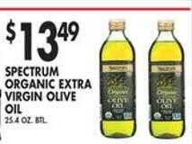 Met Foodmarkets Spectrum organic extra virgin olive oil offer