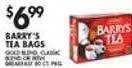 Met Foodmarkets Barry's tea bags offer