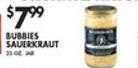 Bubbies sauerkraut