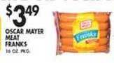 Met Foodmarkets Oscar mayer meat franks offer