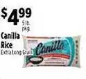 Pioneer Supermarkets Canilla rice offer