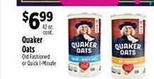 Pioneer Supermarkets Quaker oats offer