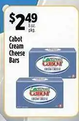 Pioneer Supermarkets Cabot cream cheese bars offer