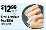 Pioneer Supermarkets Great american swai fillet offer