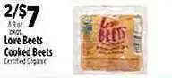 Pioneer Supermarkets Love beets cooked beets offer