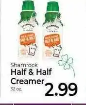 Roche Bros Shamrock half & half creamer offer