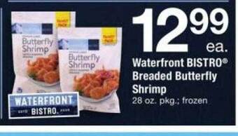 Safeway Waterfront bistro breaded butterfly shrimp offer