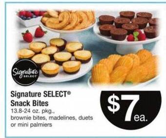 Safeway Signature select snack bites offer